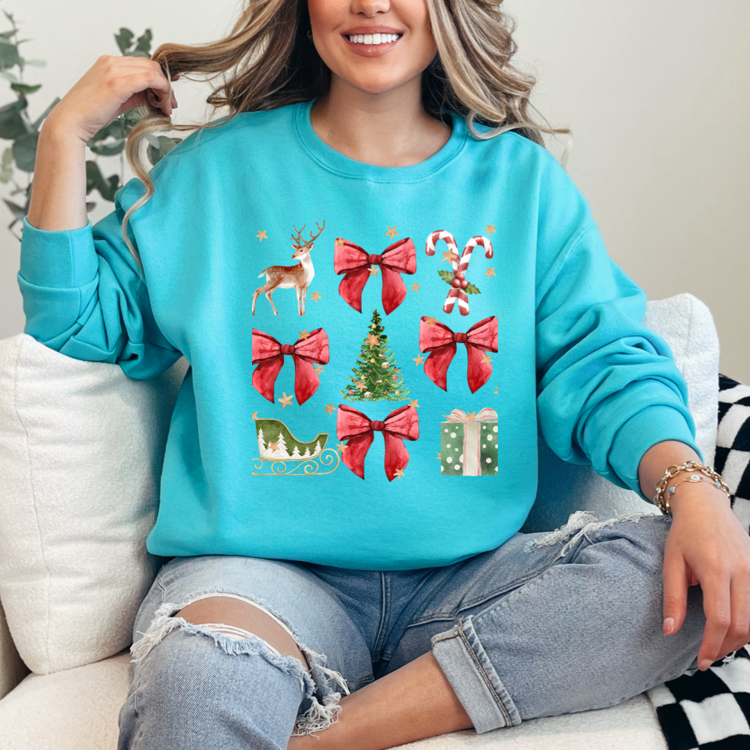 Coquette Christmas Crewneck & Hoodie