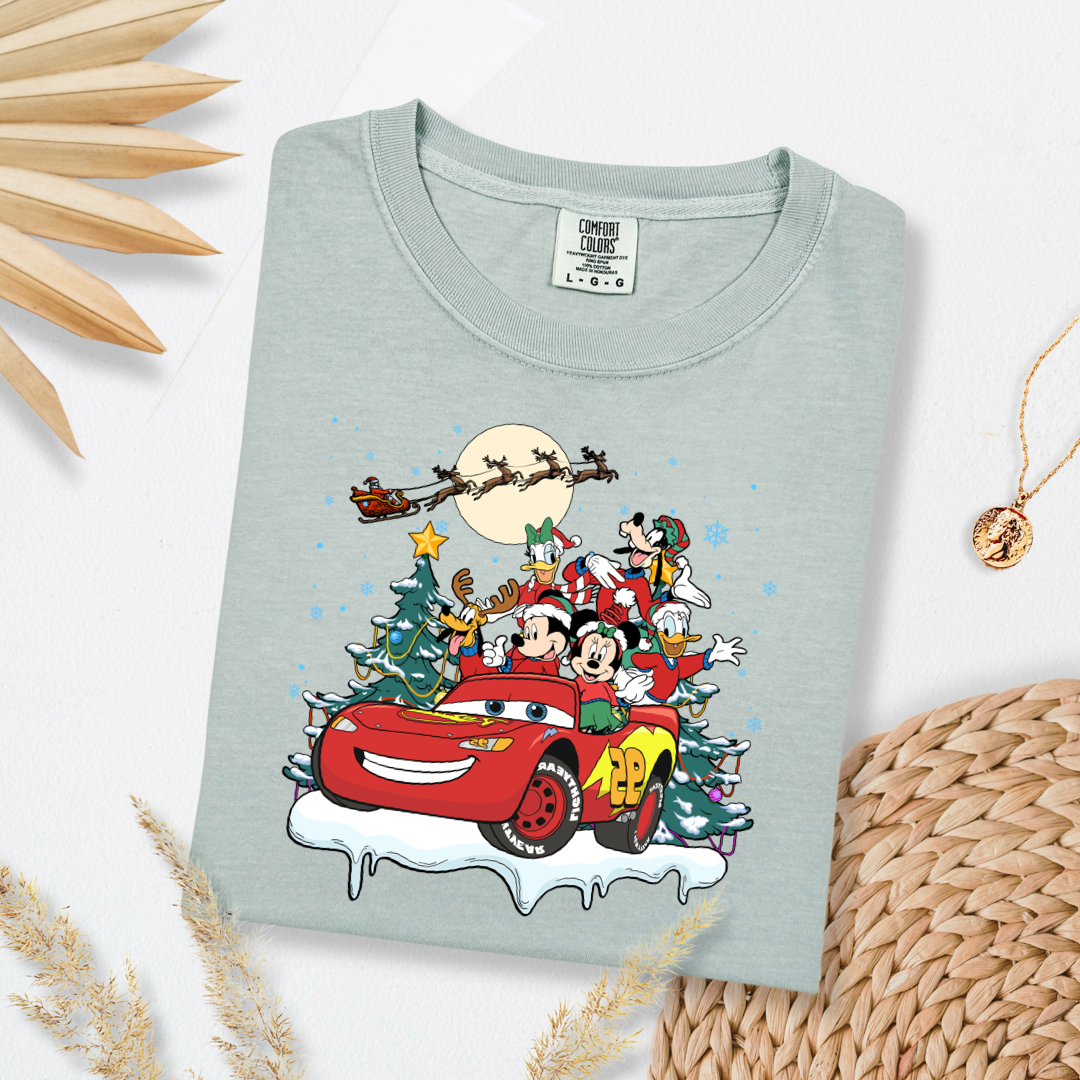 Lightning McQueen & Friends Christmas Graphic Tee