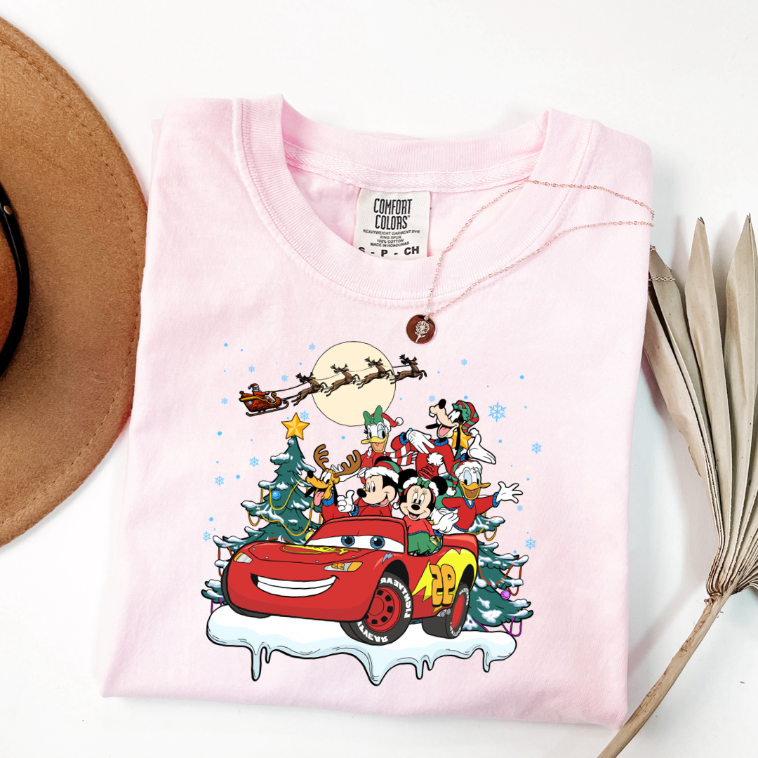 Lightning McQueen & Friends Christmas Graphic Tee