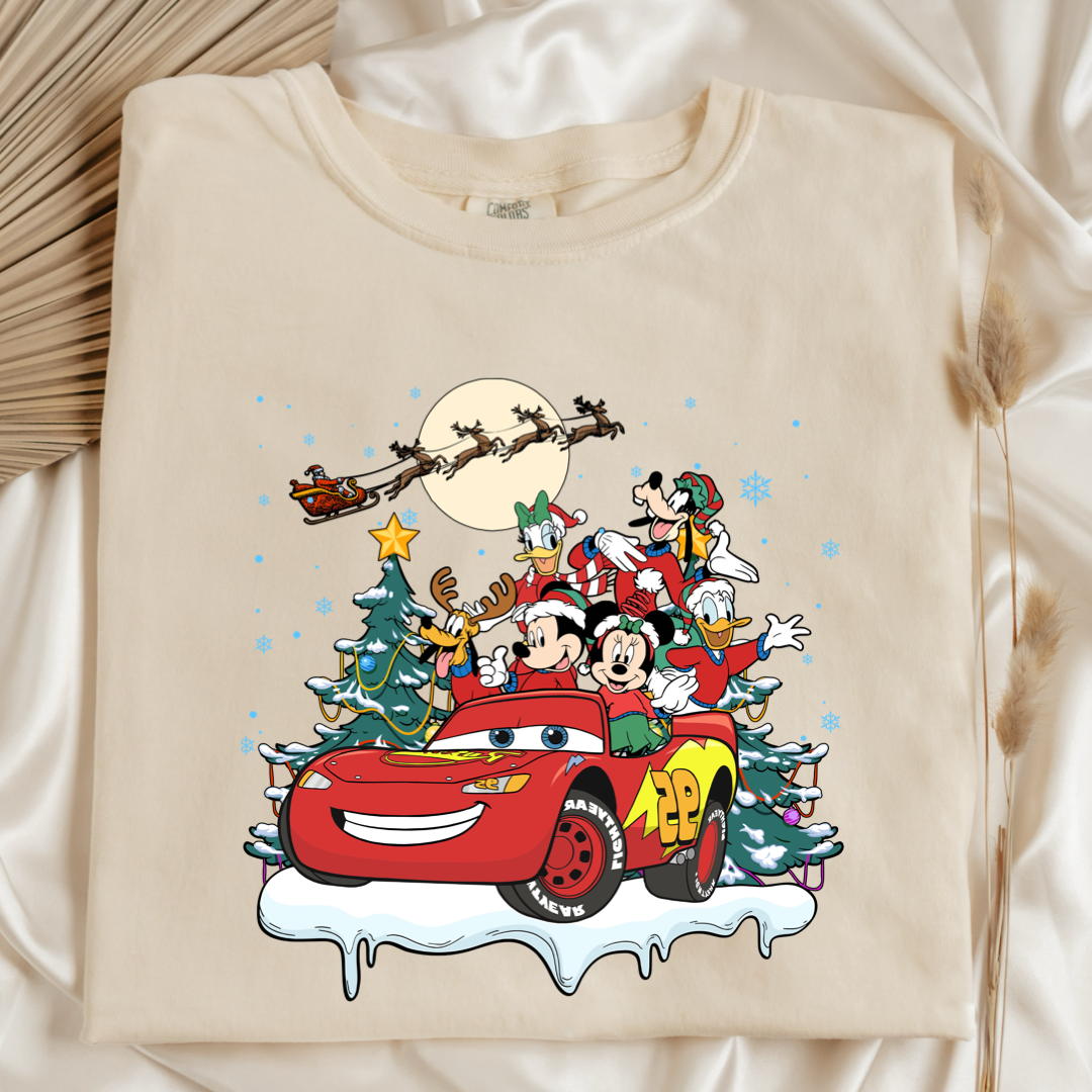 Lightning McQueen & Friends Christmas Graphic Tee