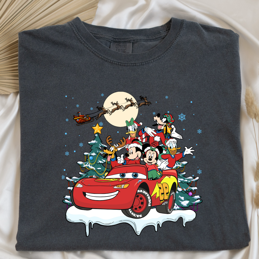 Lightning McQueen & Friends Christmas Graphic Tee