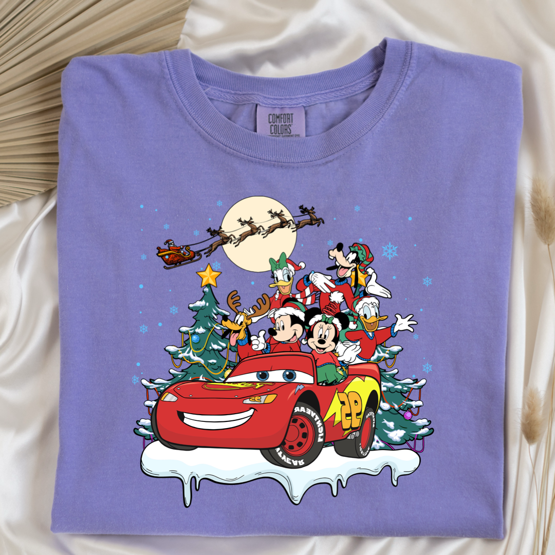 Lightning McQueen & Friends Christmas Graphic Tee