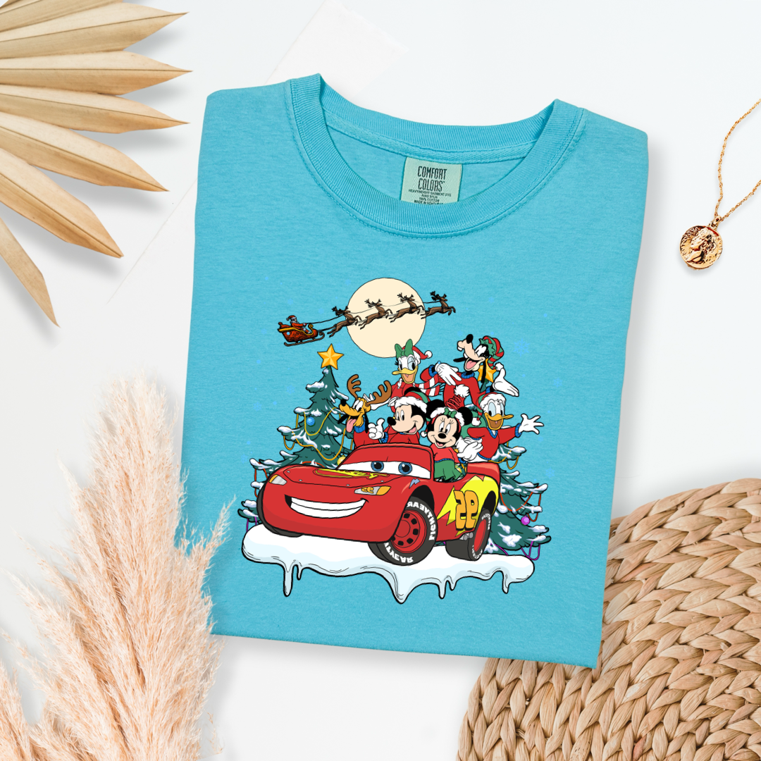 Lightning McQueen & Friends Christmas Graphic Tee