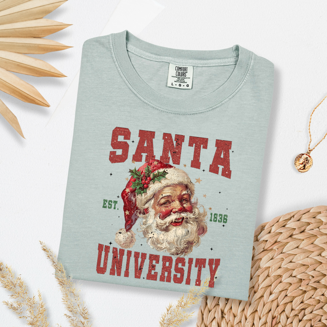 Santa University Graphic Tee