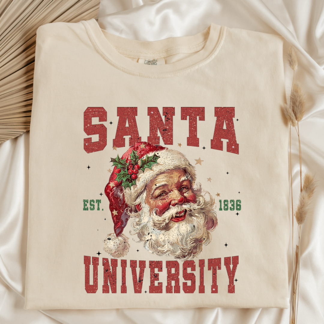 Santa University Graphic Tee