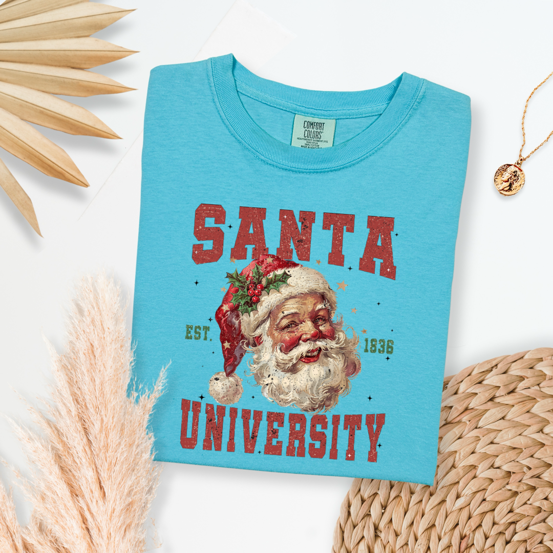 Santa University Graphic Tee