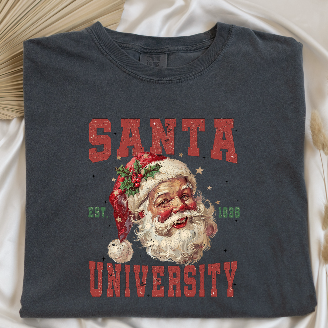 Santa University Graphic Tee