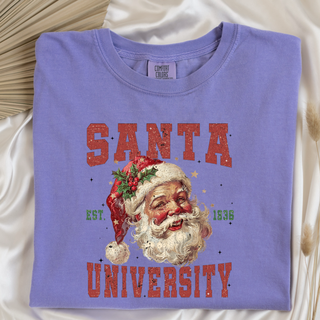 Santa University Graphic Tee