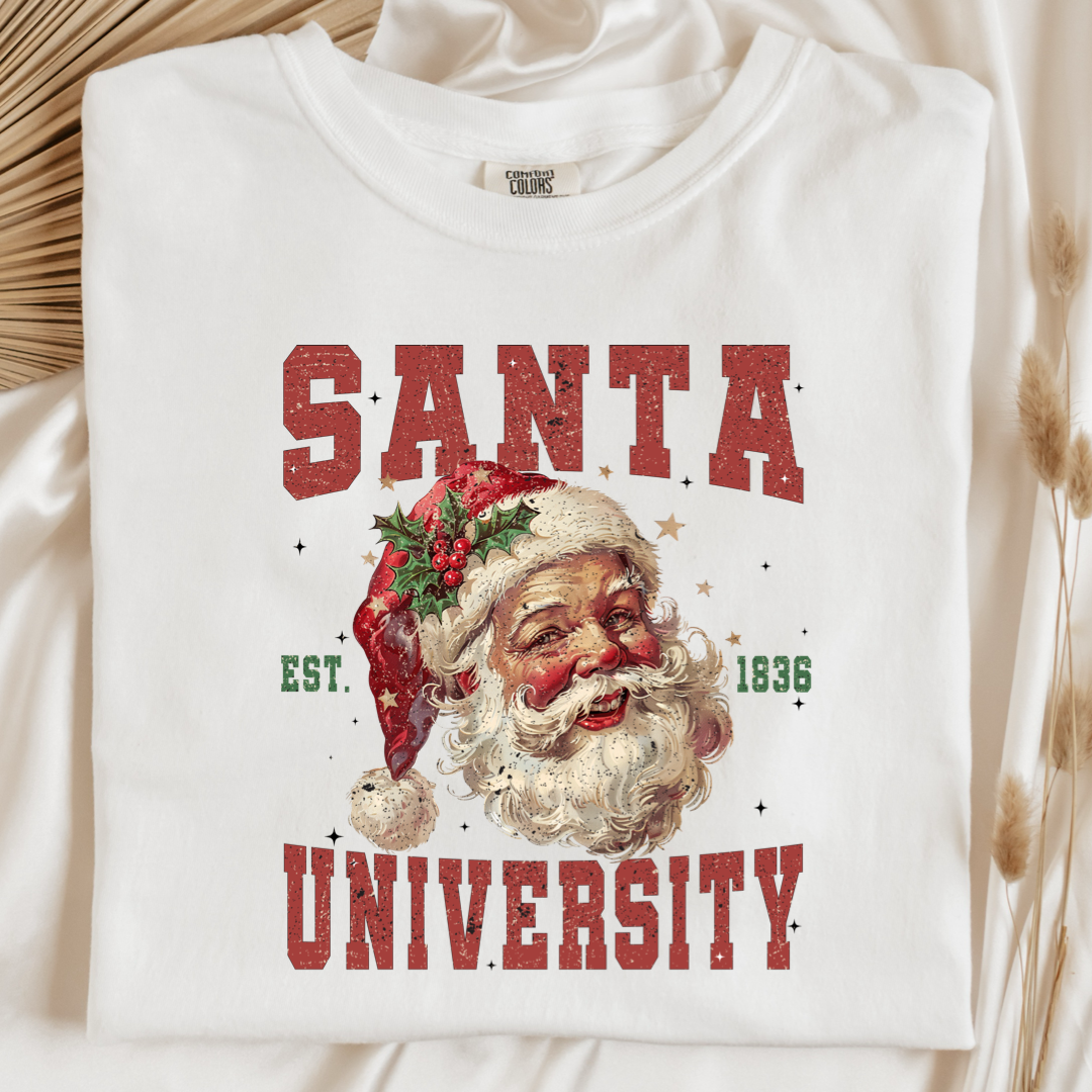 Santa University Graphic Tee