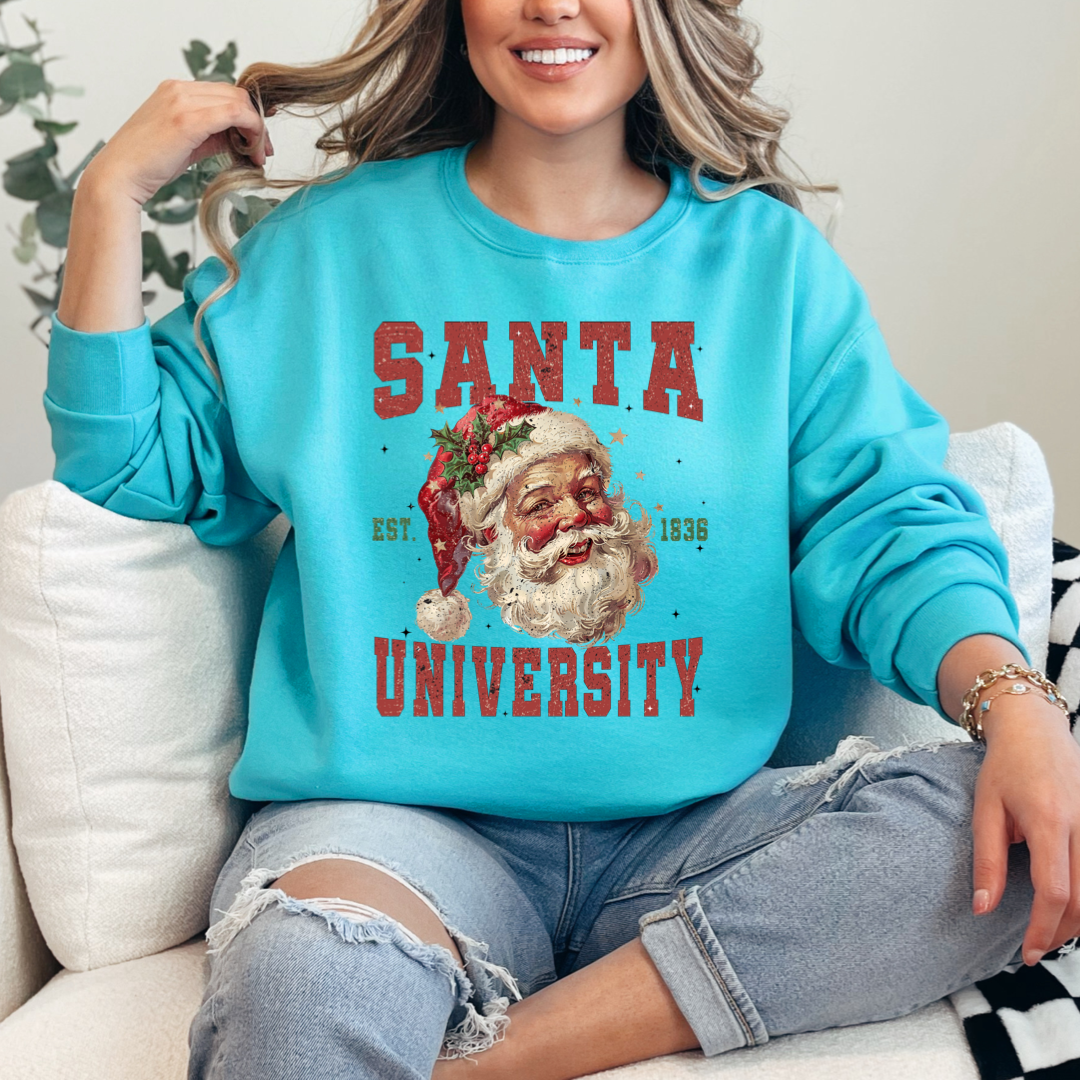 Santa University Crewneck & Hoodie