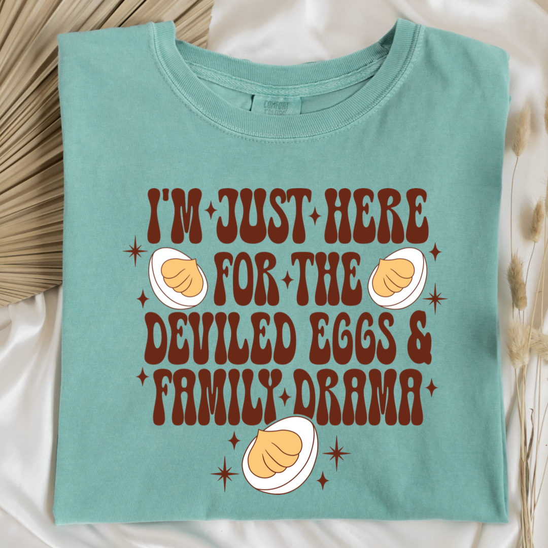 Deviled Eggs & Family Drama Graphic Tee