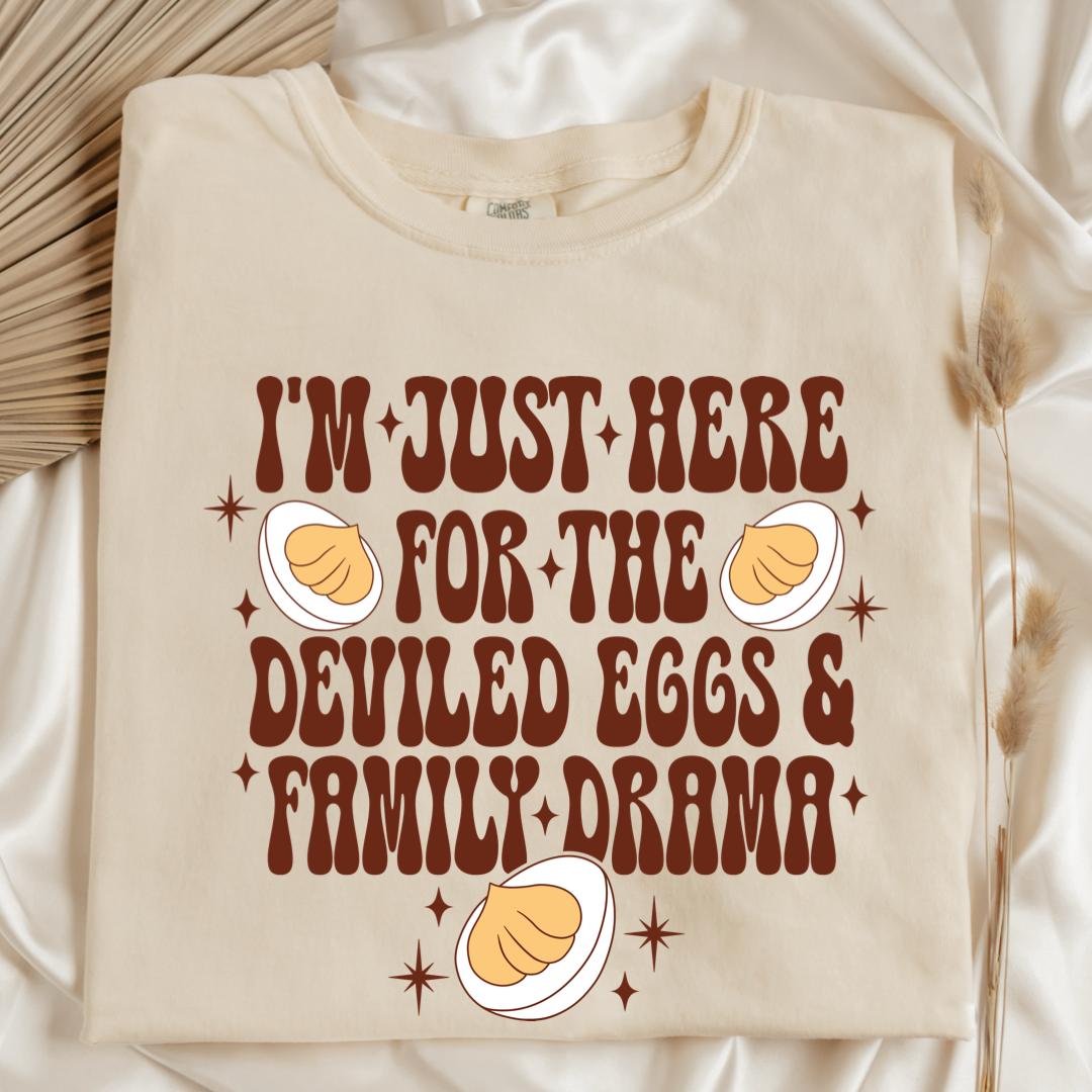 Deviled Eggs & Family Drama Graphic Tee