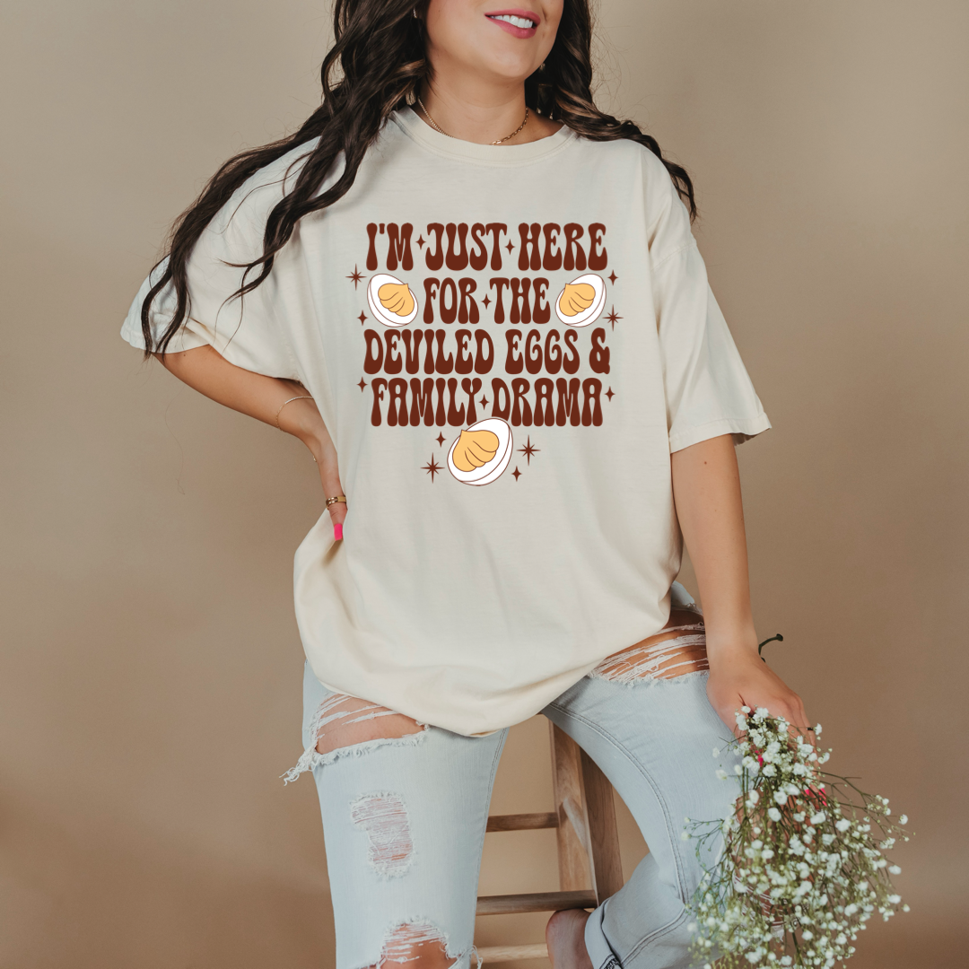 Deviled Eggs & Family Drama Graphic Tee