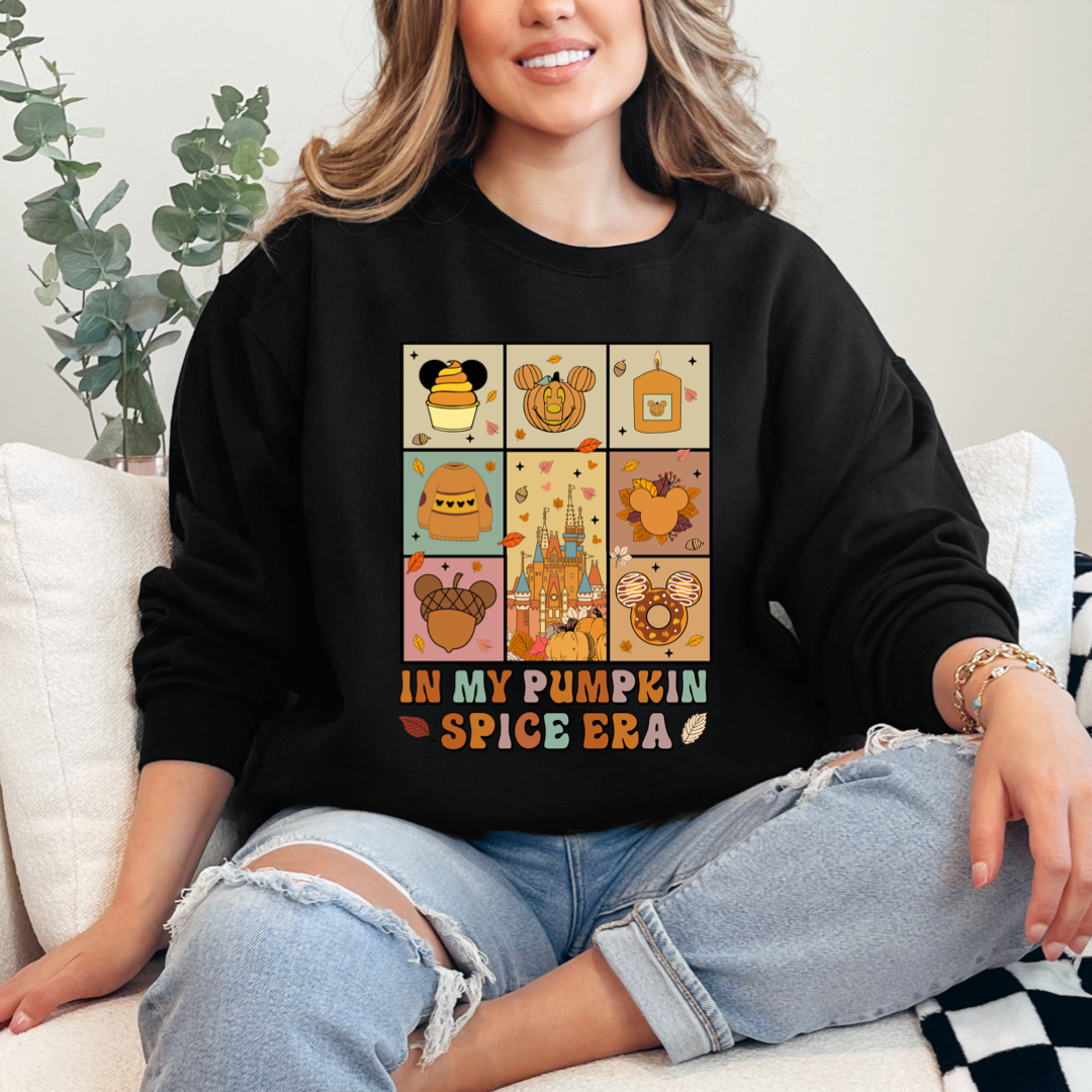 In My Pumpkin Spice Era Disney Crewneck & Hoodie