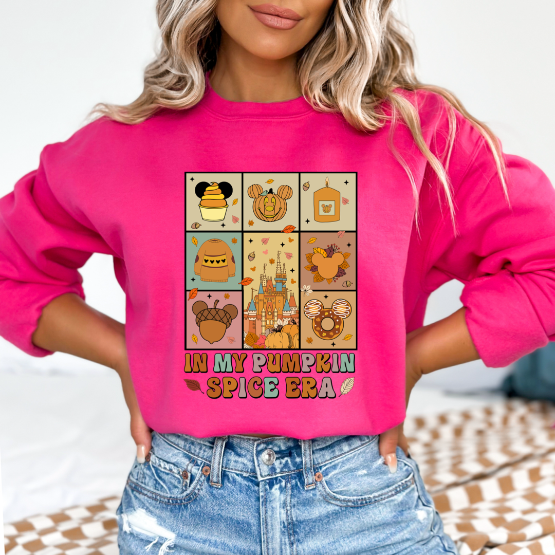 In My Pumpkin Spice Era Disney Crewneck & Hoodie