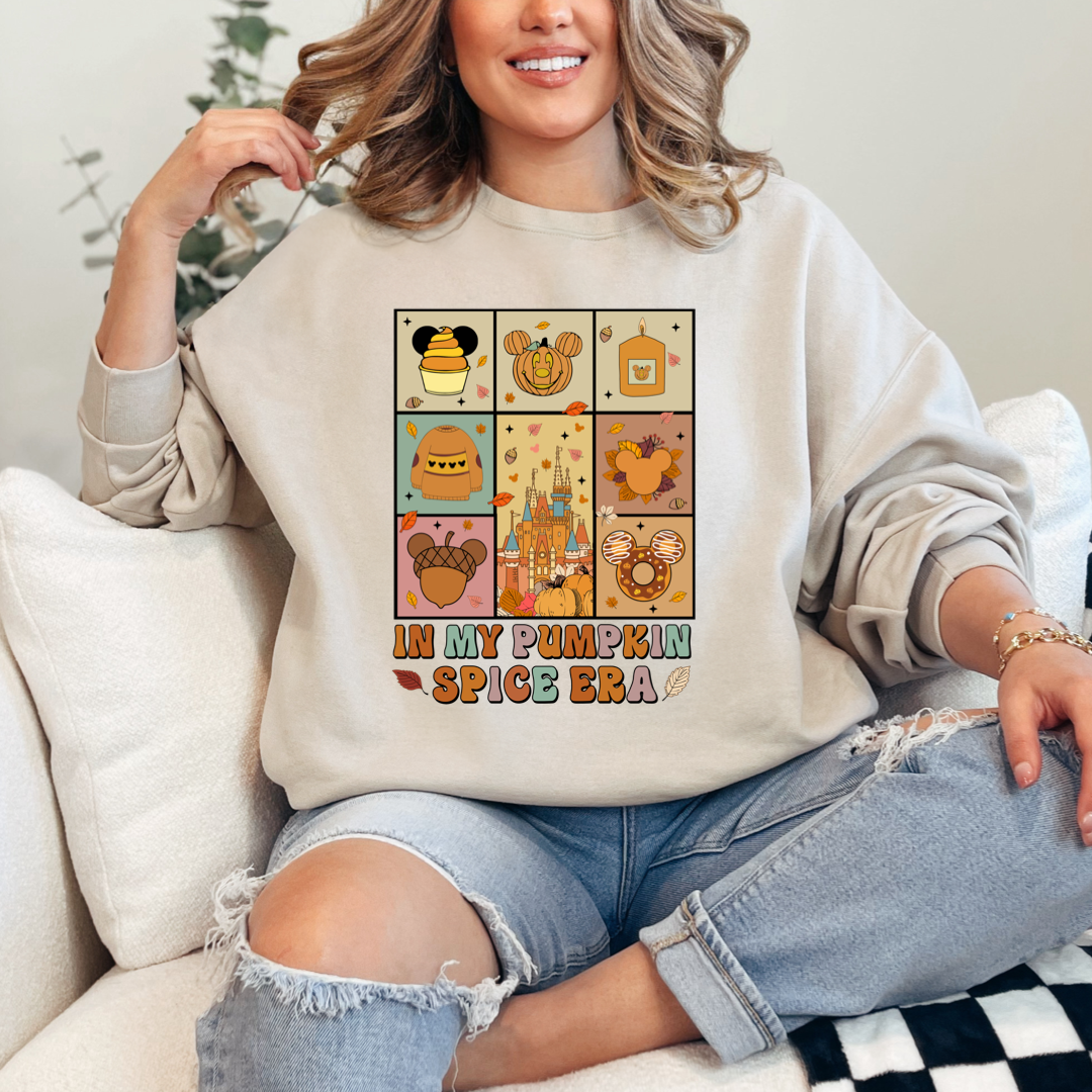 In My Pumpkin Spice Era Disney Crewneck & Hoodie