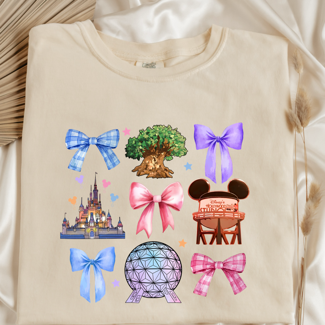 Walt Disney Parks Coquette Graphic Tee