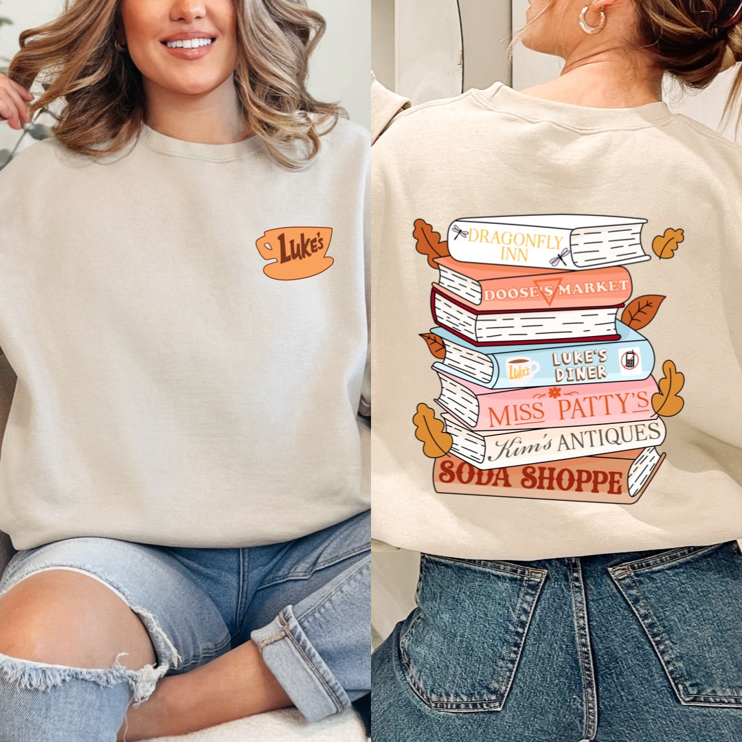 Gilmore Girls Books Crewneck & Hoodie