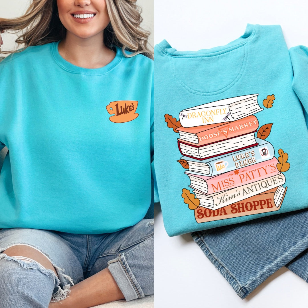 Gilmore Girls Books Crewneck & Hoodie