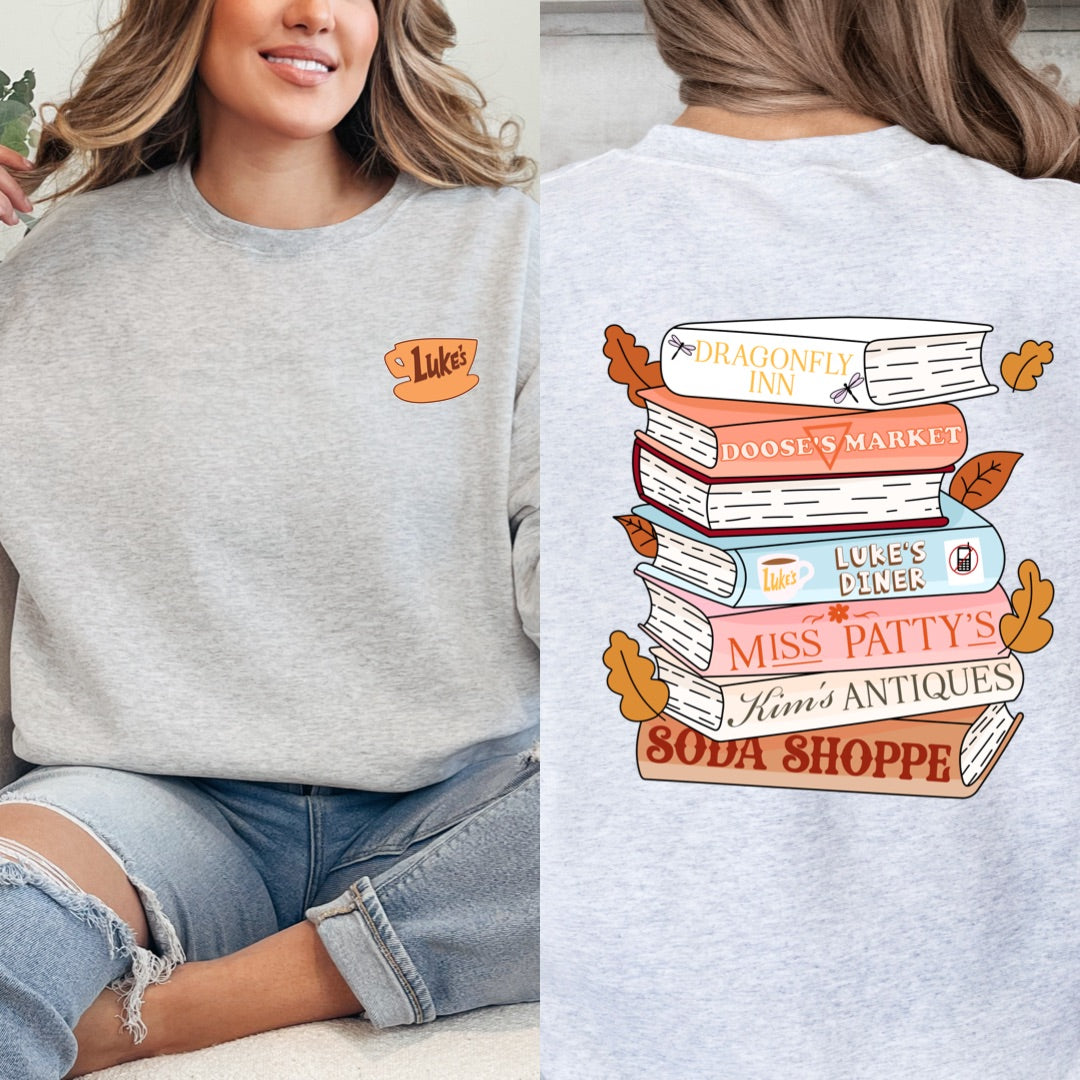 Gilmore Girls Books Crewneck & Hoodie