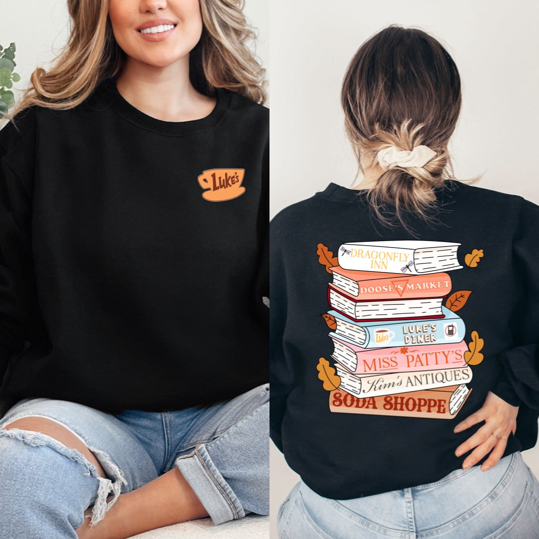 Gilmore Girls Books Crewneck & Hoodie