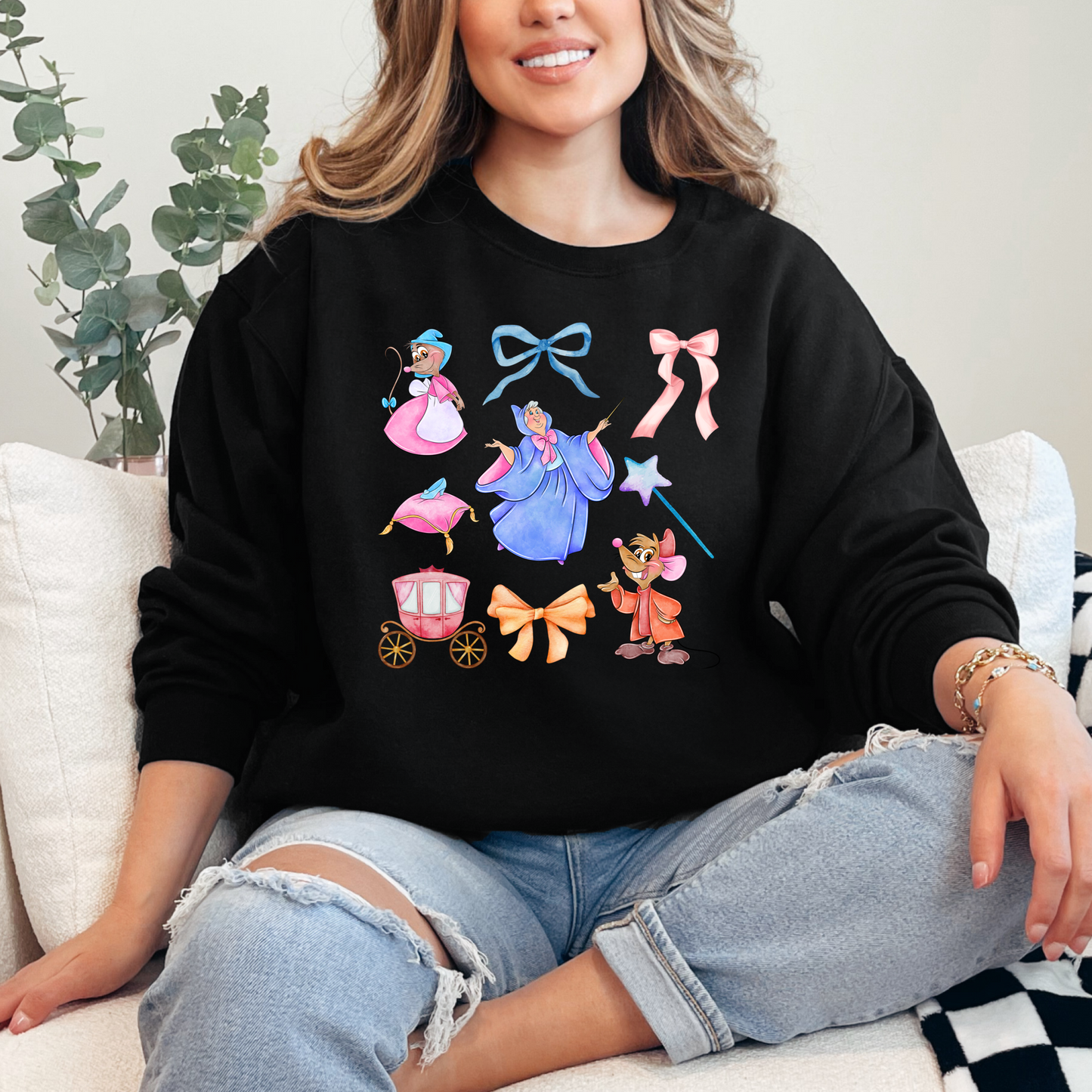 Cinderella Godmother Coquette Crewneck & Hoodie