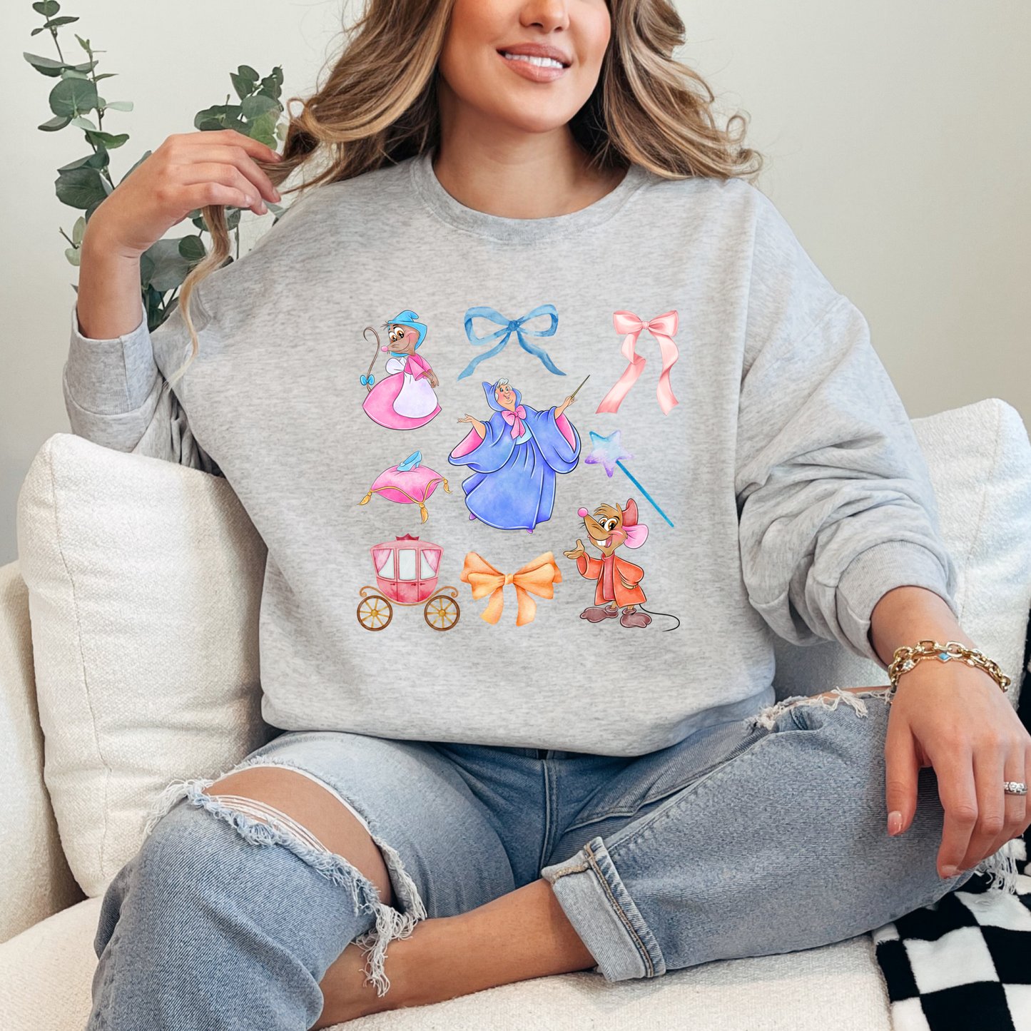 Cinderella Godmother Coquette Crewneck & Hoodie