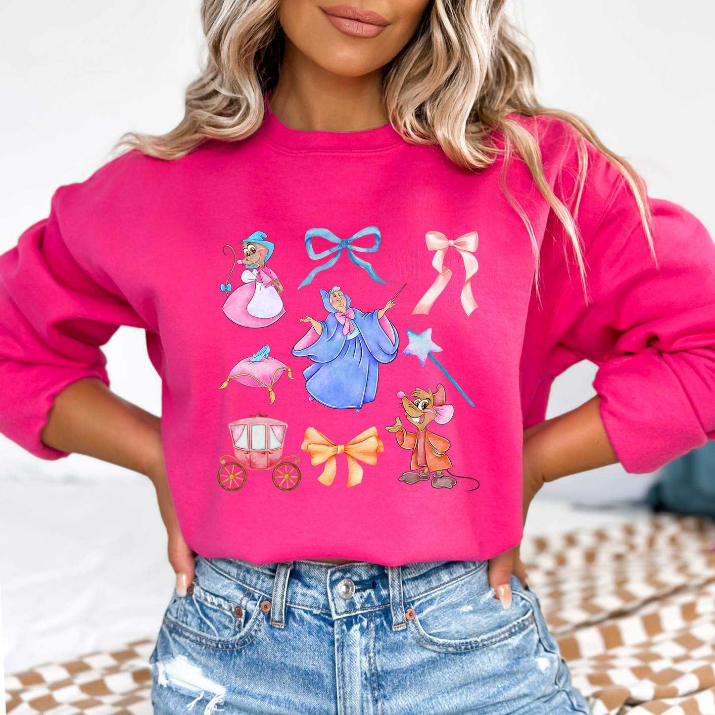 Cinderella Godmother Coquette Crewneck & Hoodie