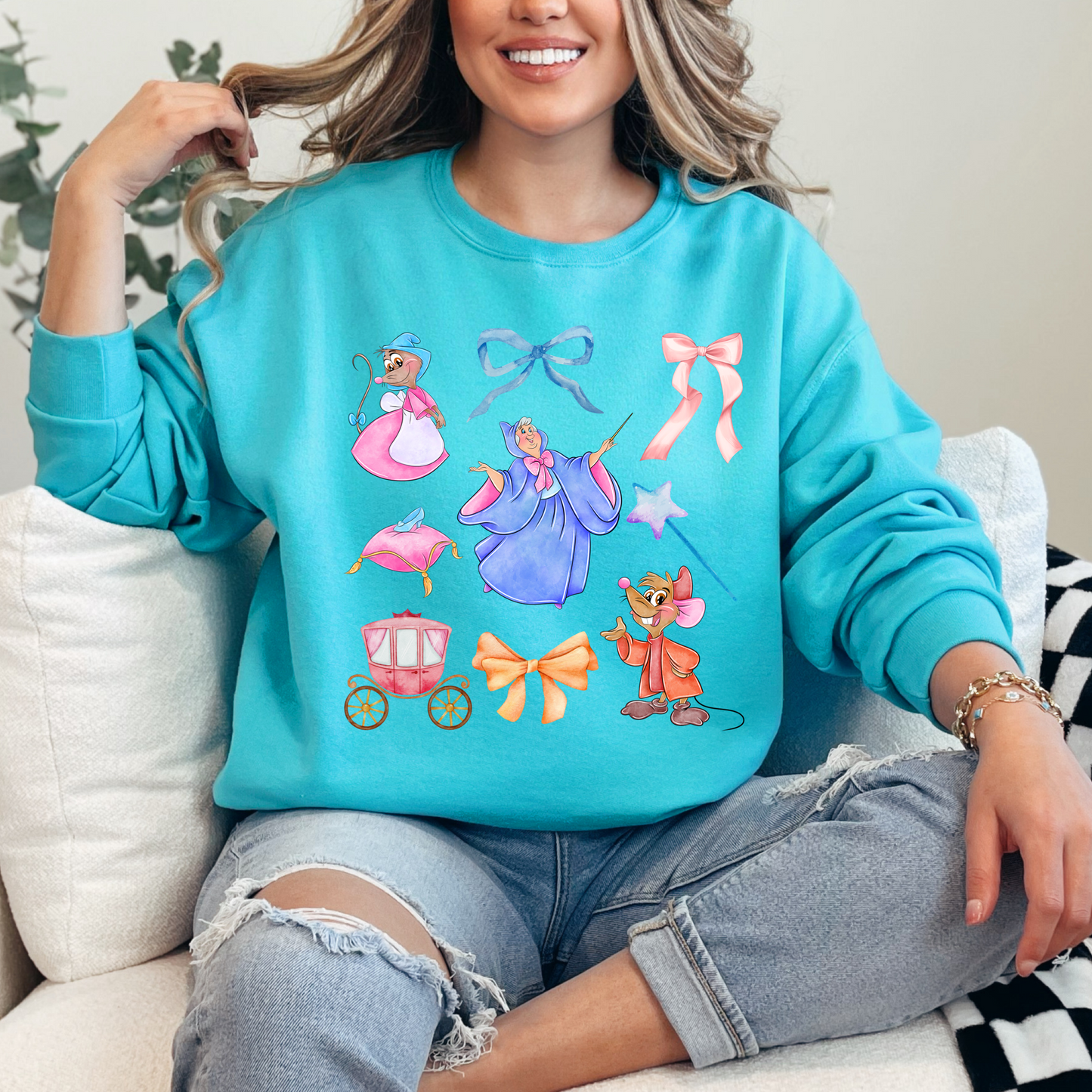 Cinderella Godmother Coquette Crewneck & Hoodie