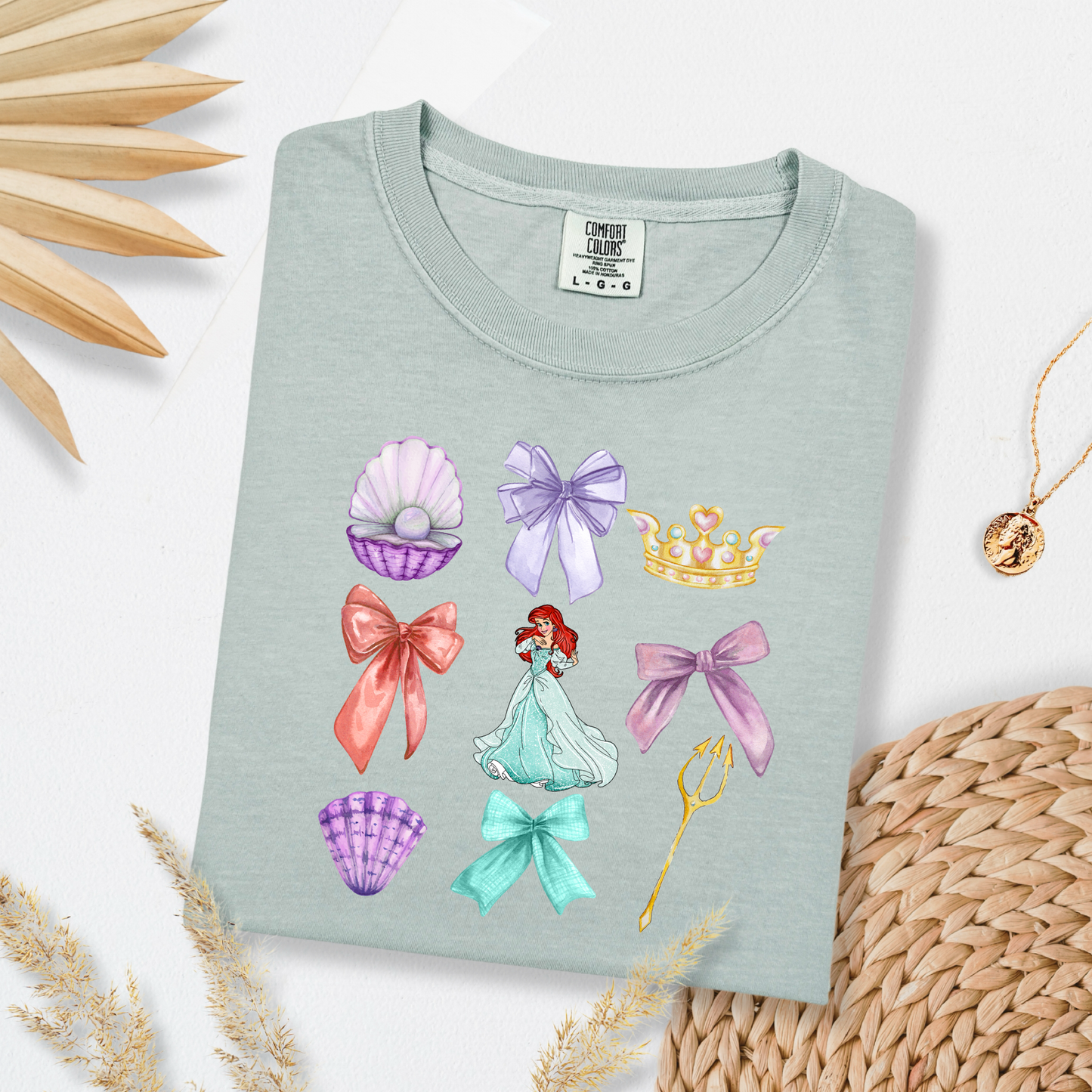 Princess Ariel Coquette Graphic Tee