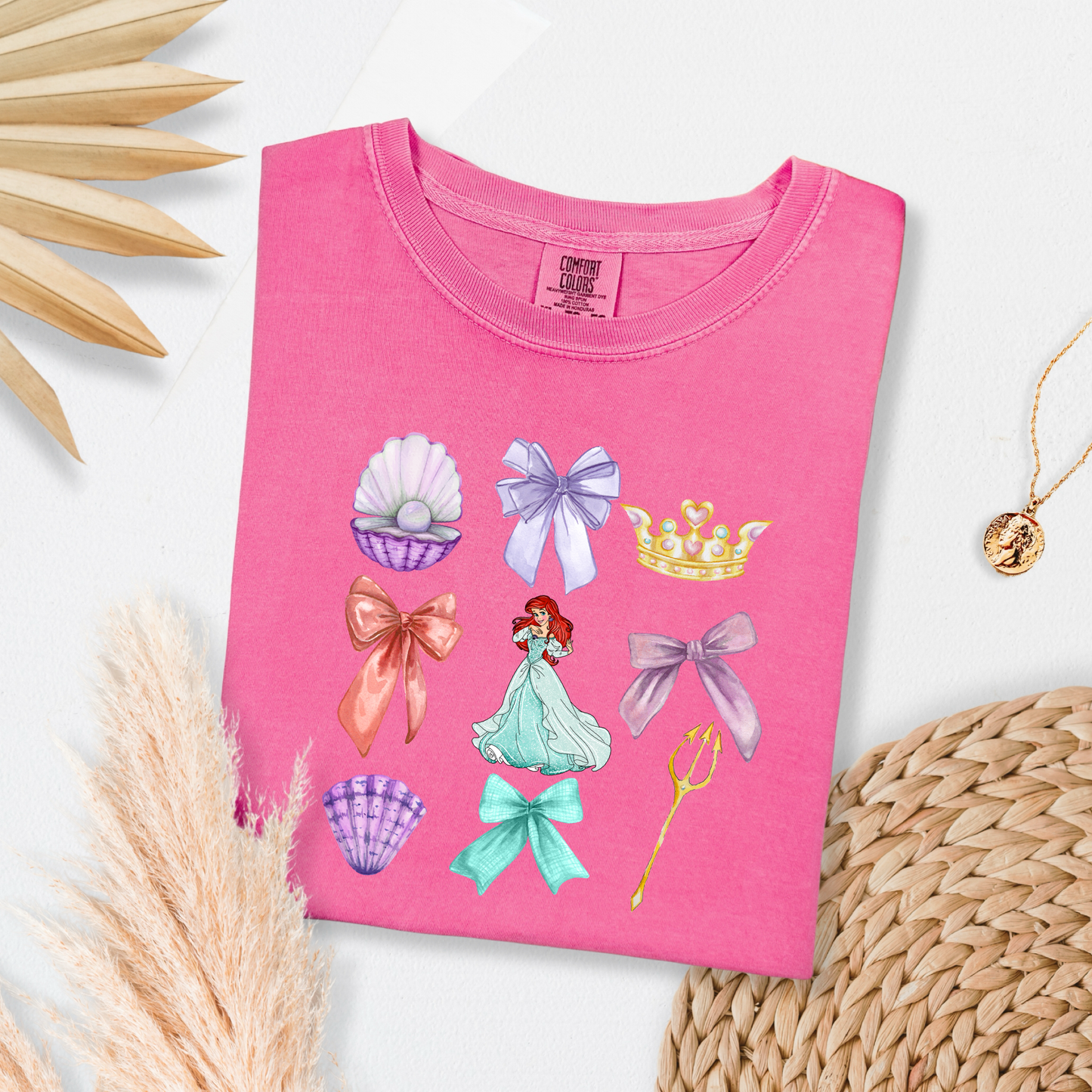 Princess Ariel Coquette Graphic Tee