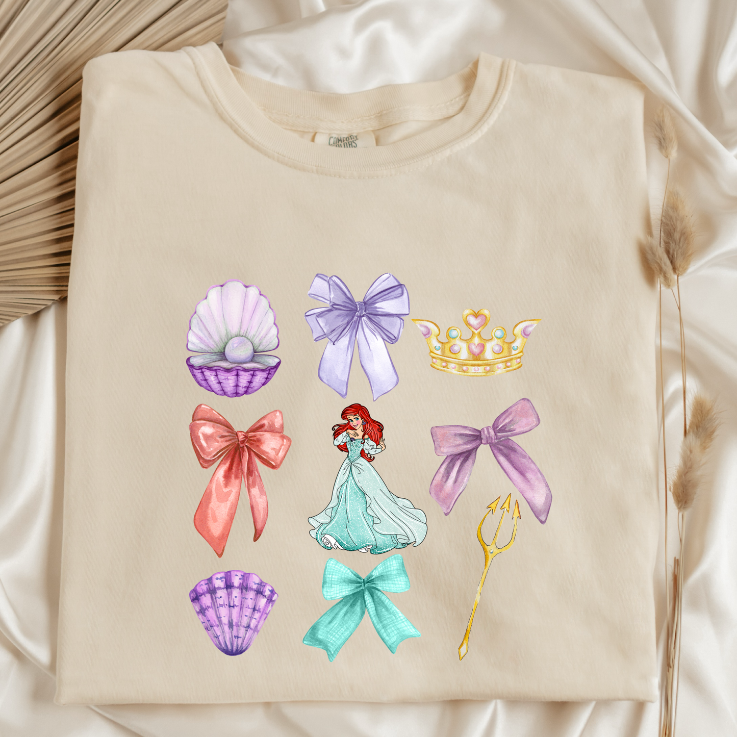 Princess Ariel Coquette Graphic Tee