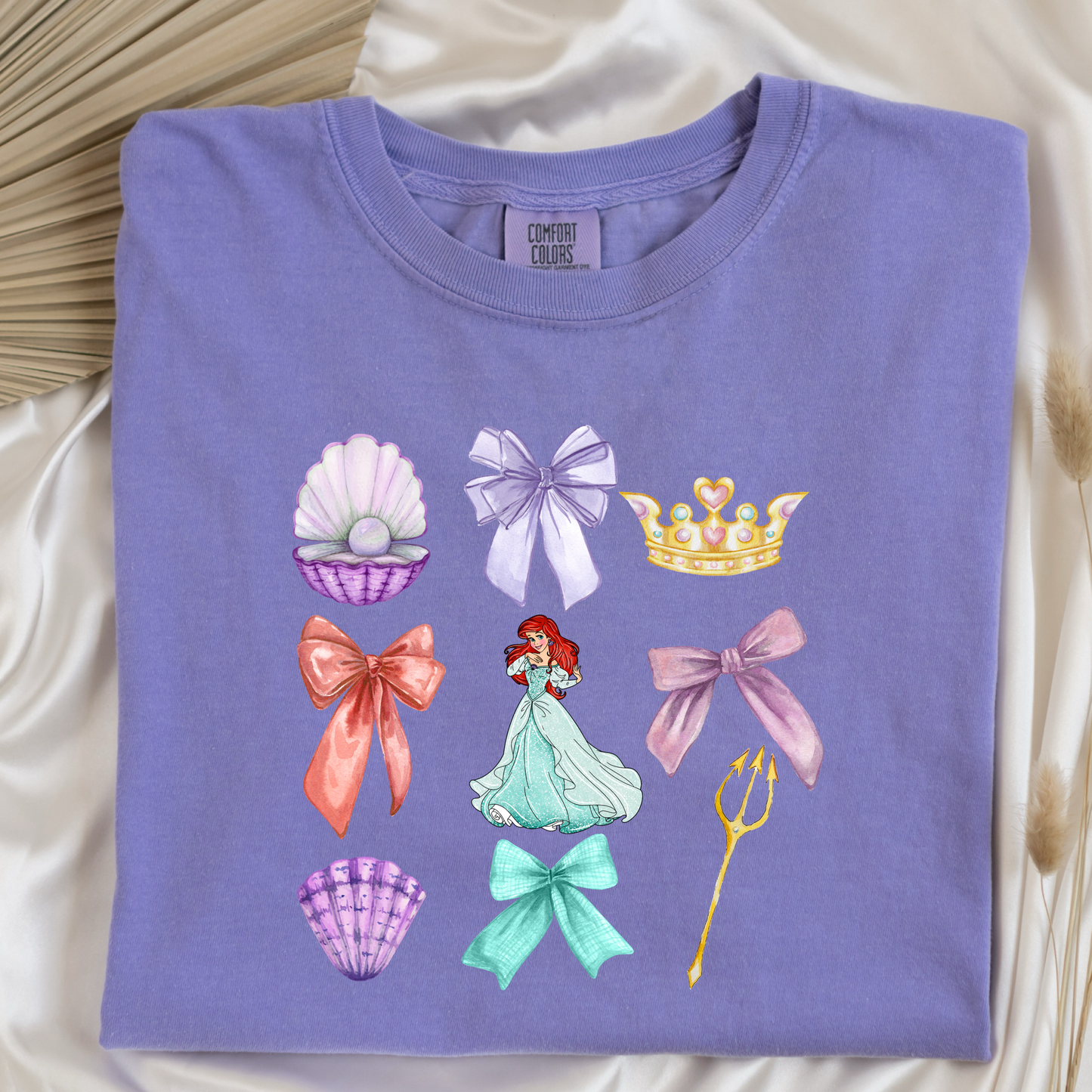 Princess Ariel Coquette Graphic Tee