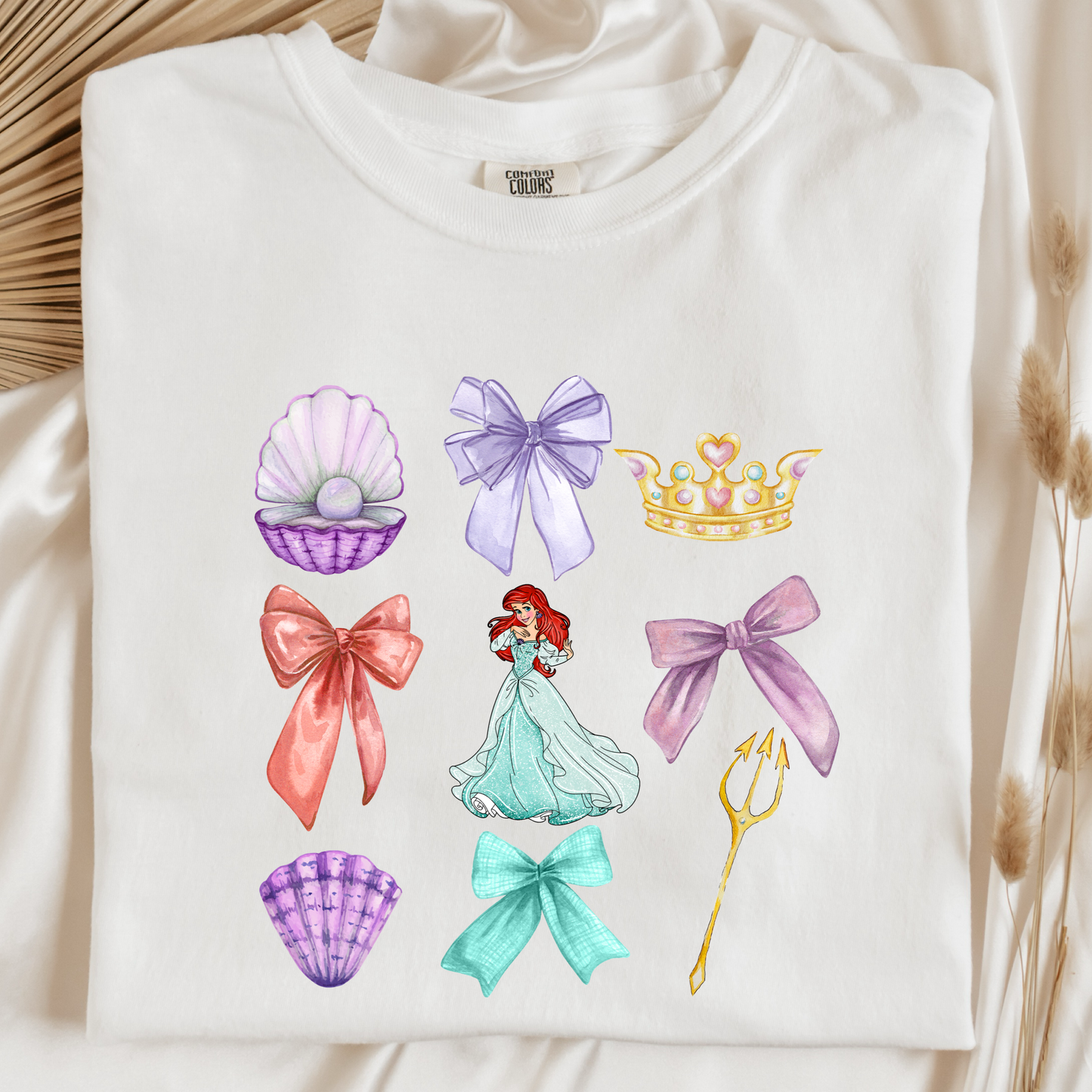 Princess Ariel Coquette Graphic Tee