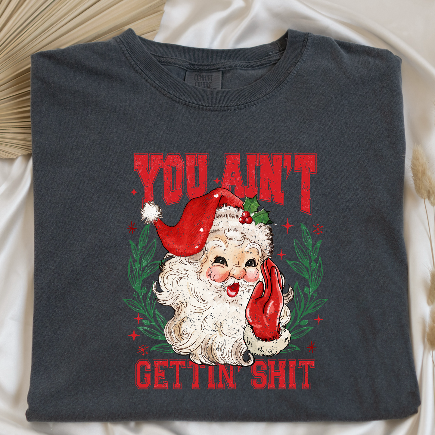 You Ain't Getting Shit Santa Graphic Tee
