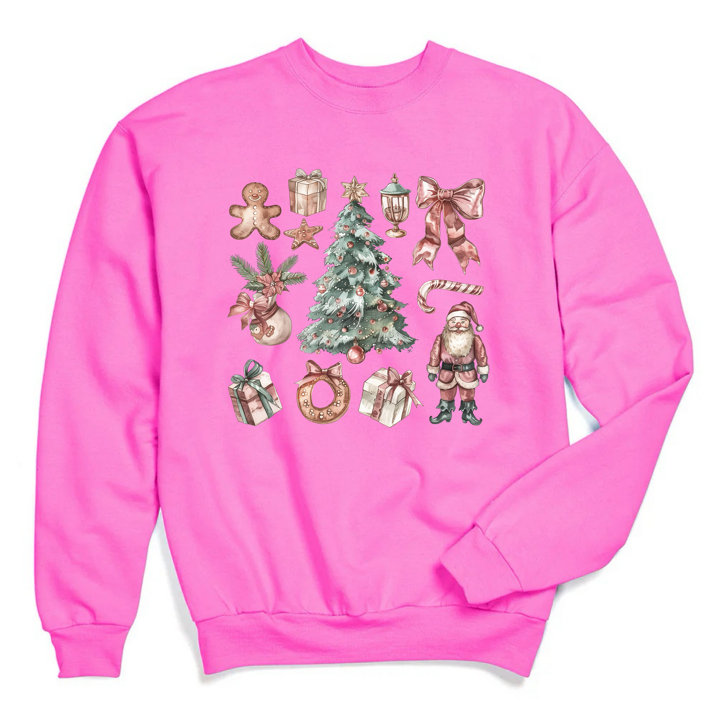 Vintage Brown Christmas Crewneck & Hoodie
