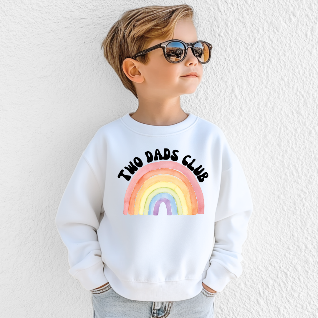 Two Dads Club Youth Crewneck