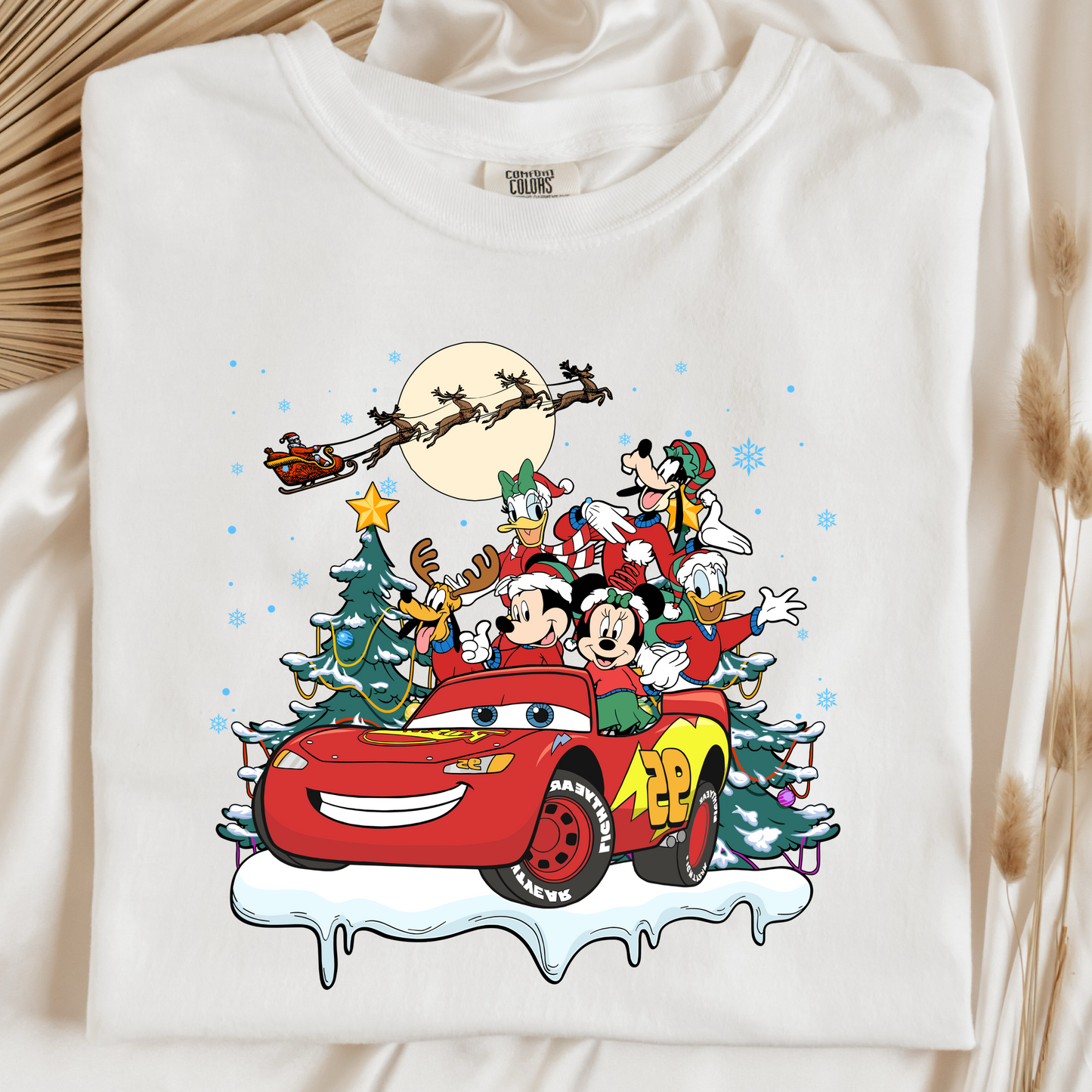 Lightning McQueen & Friends Christmas Graphic Tee