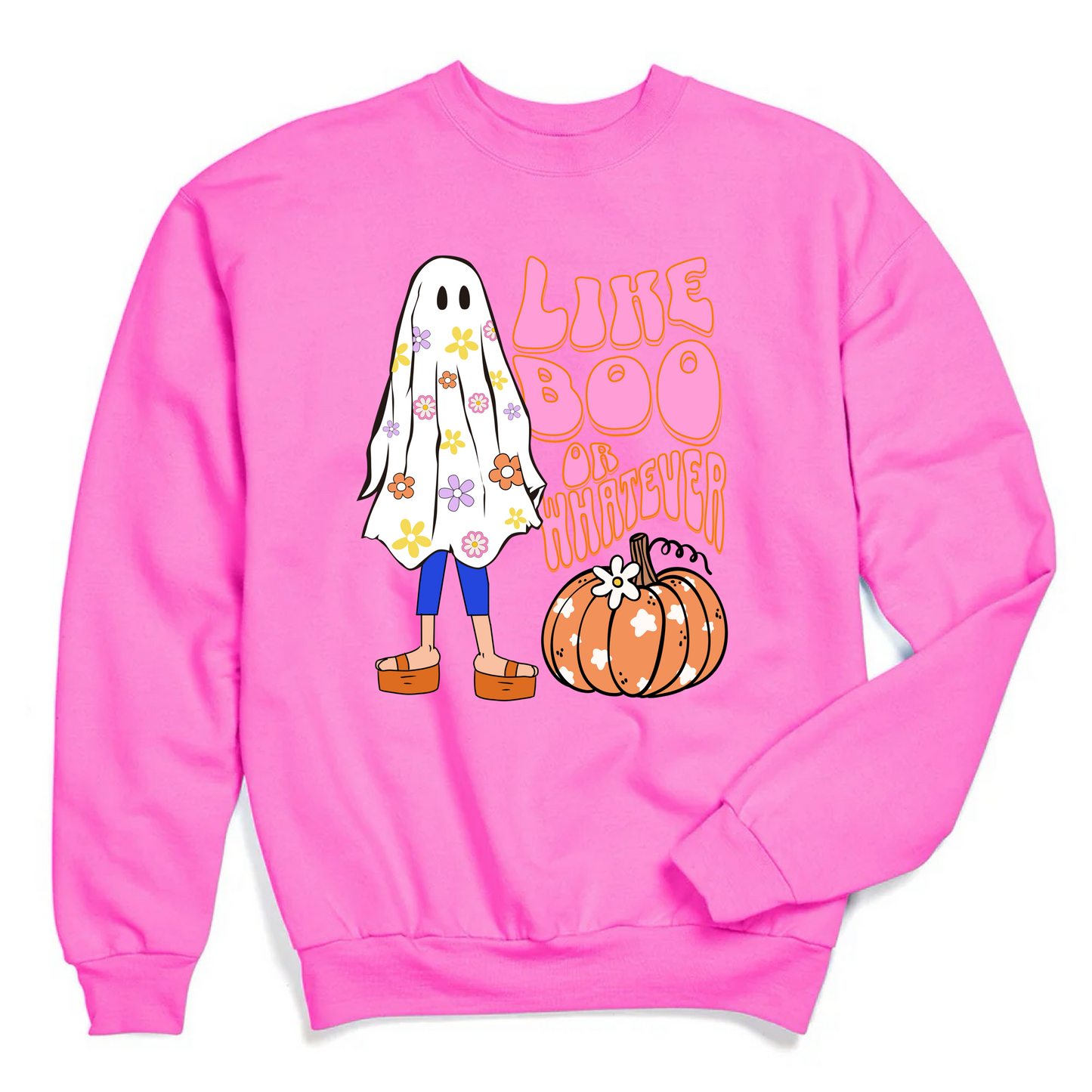 Lizzie McGuire "Like Boo or Whatever" Crewneck & Hoodie