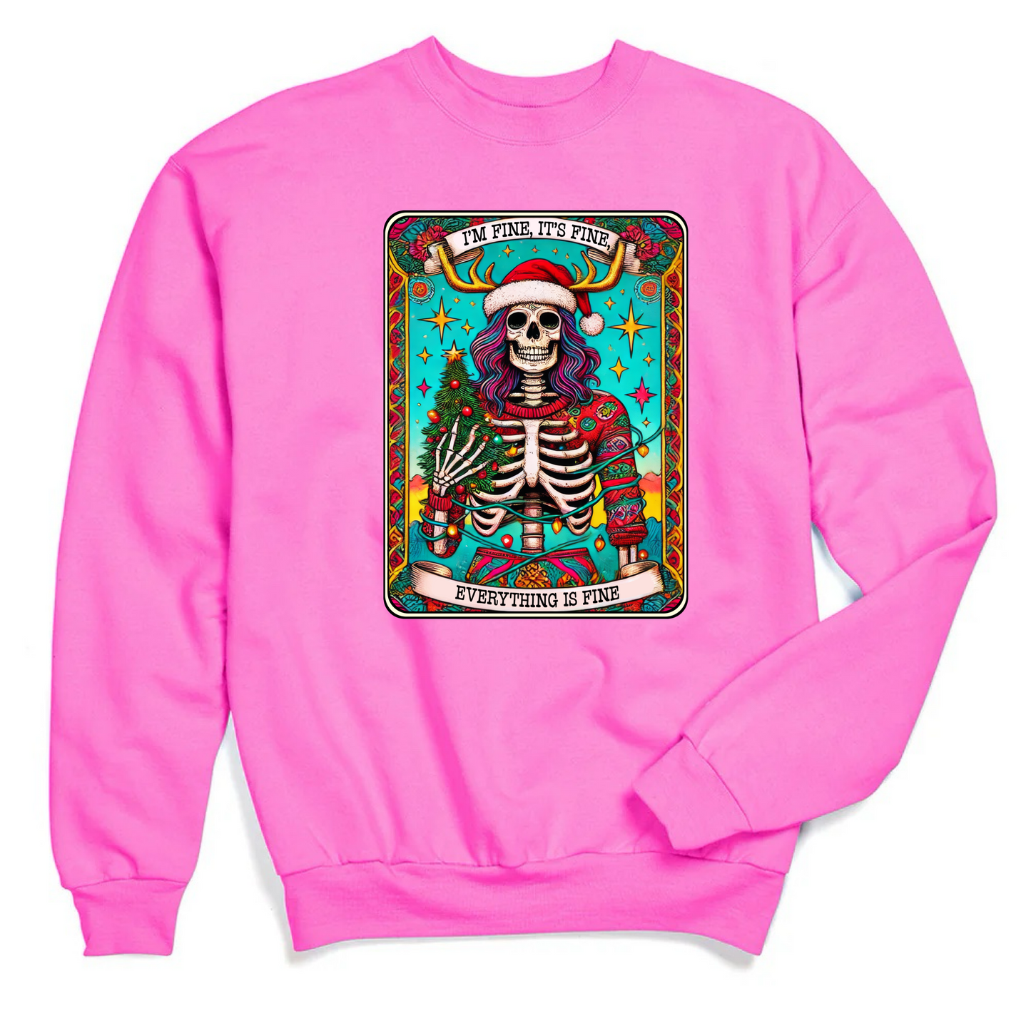 I'm Fine, It's Fine, Everything Is Fine Crewneck & Hoodie