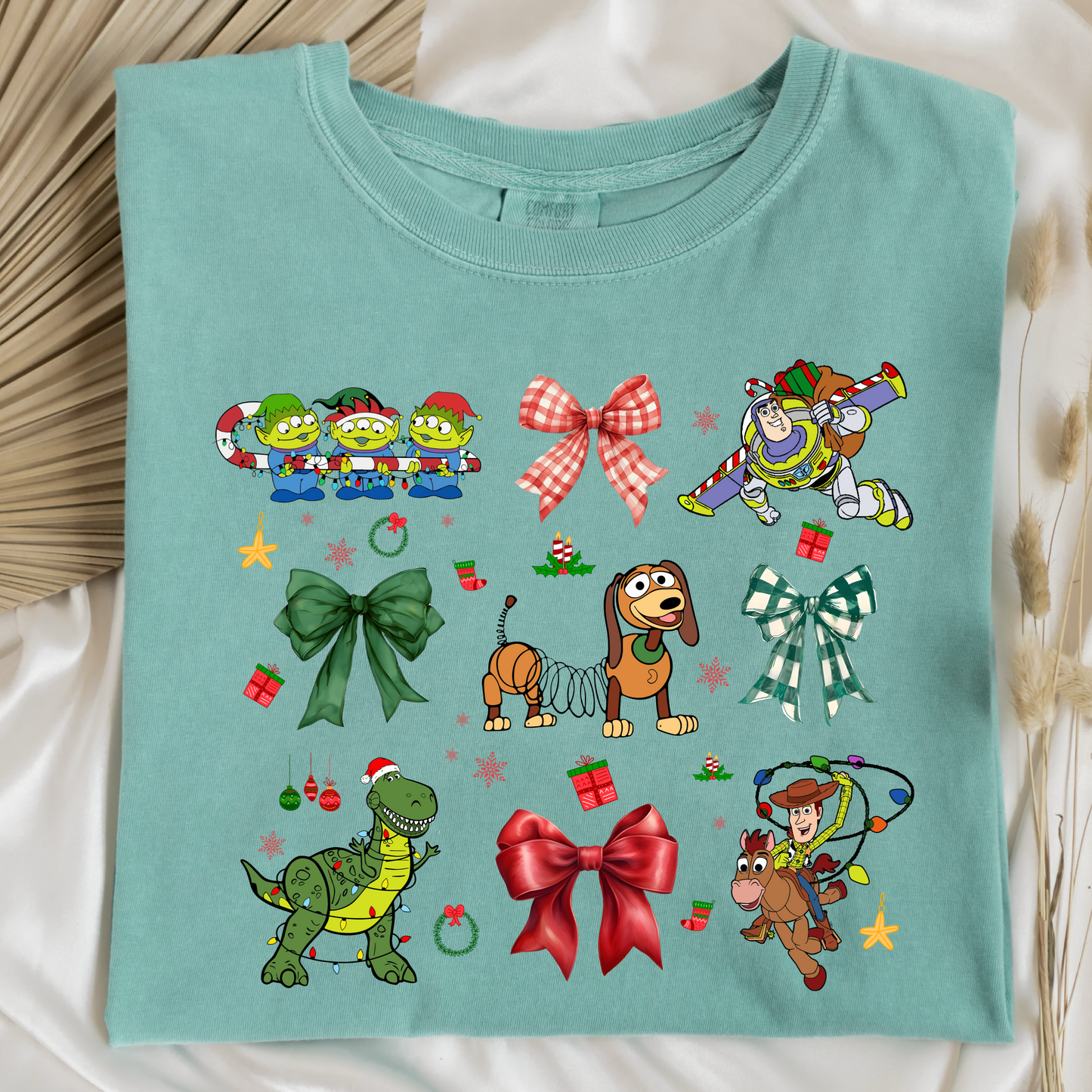 Toy Story Christmas Coquette Graphic Tee