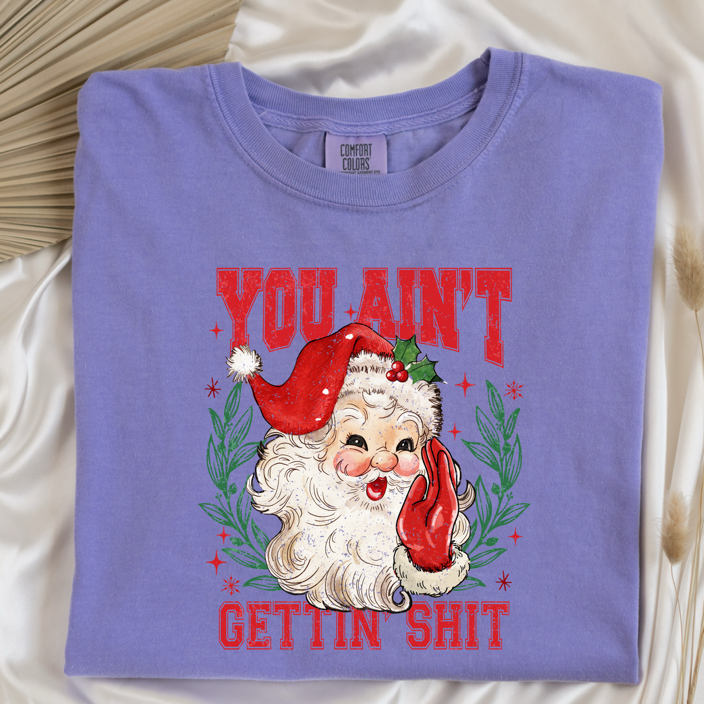 You Ain't Getting Shit Santa Graphic Tee