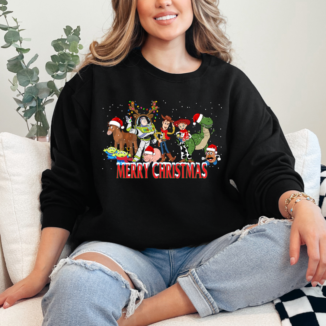 Merry Christmas Toy Story Crewneck & Hoodie