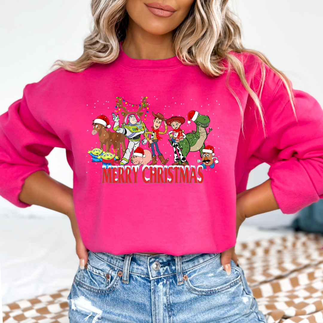 Merry Christmas Toy Story Crewneck & Hoodie