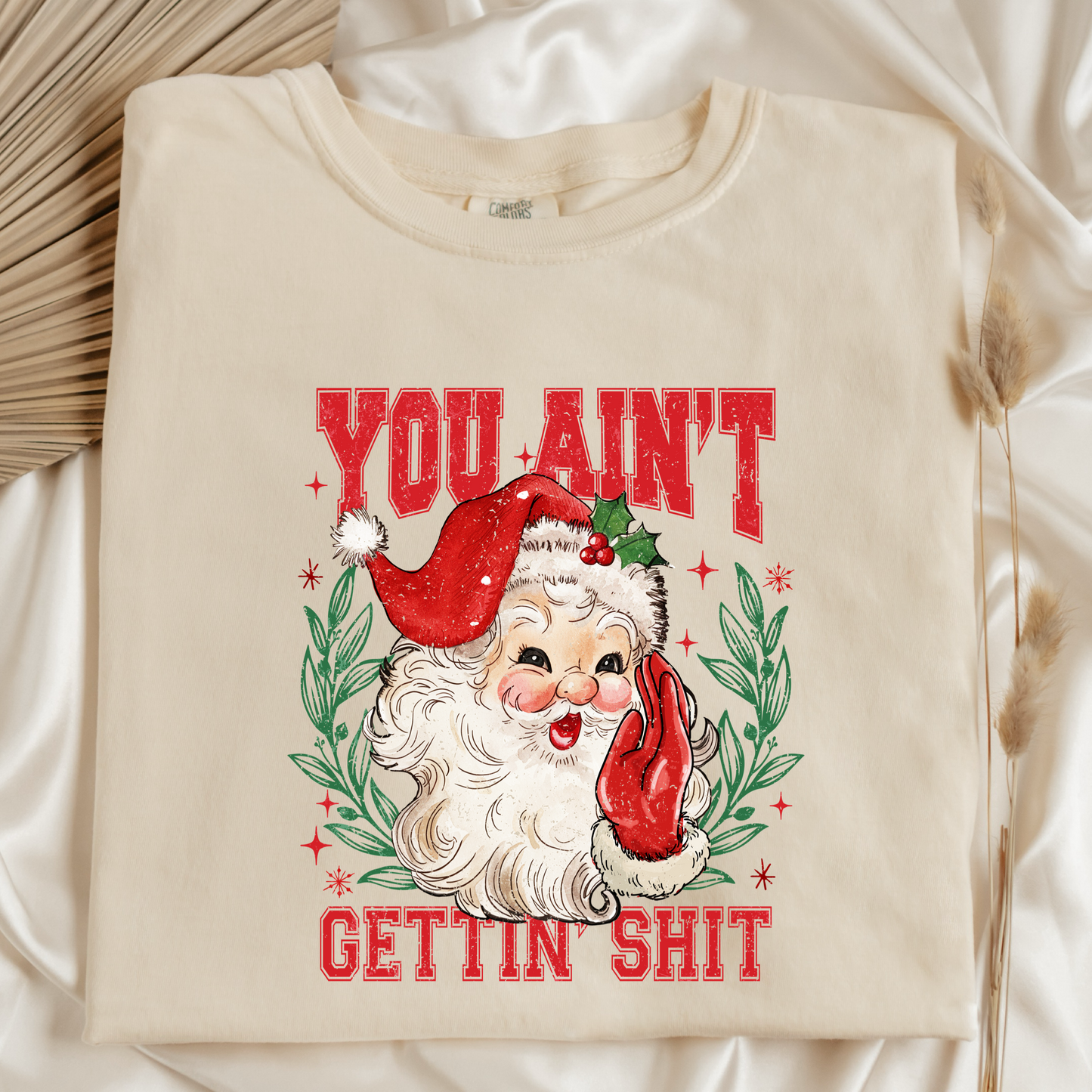 You Ain't Getting Shit Santa Graphic Tee