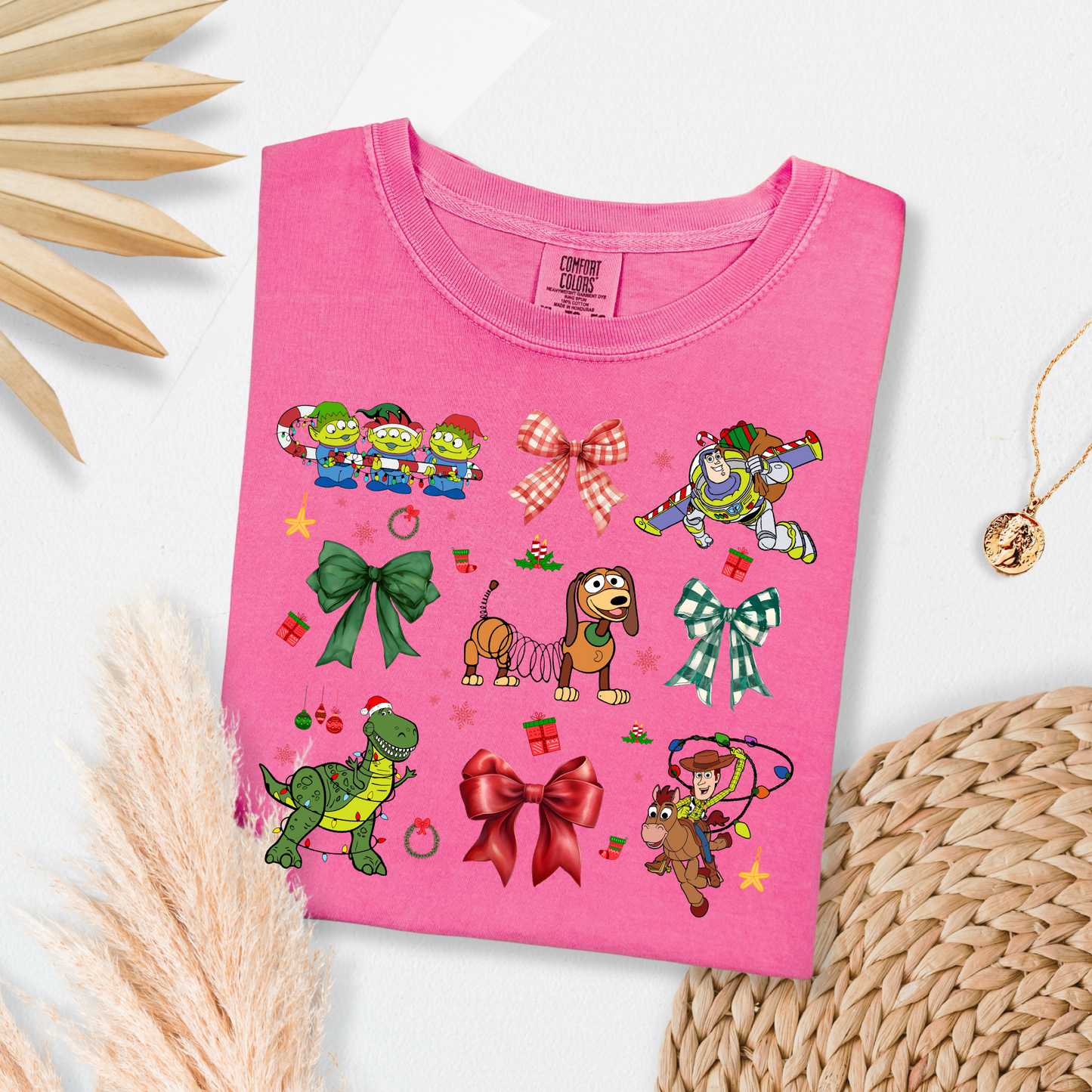 Toy Story Christmas Coquette Graphic Tee