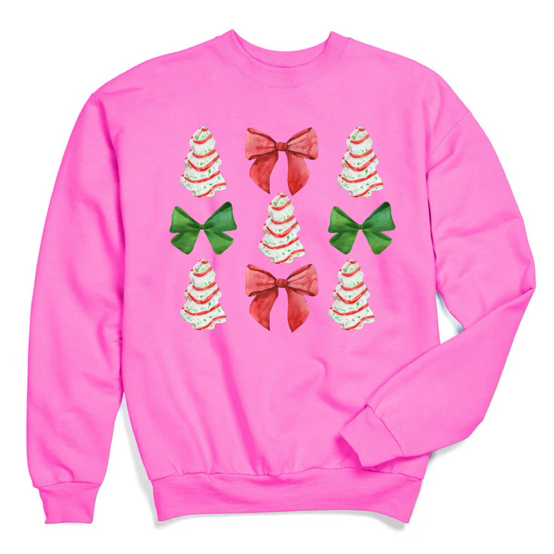 Christmas Cakes Coquette Crewneck & Hoodie