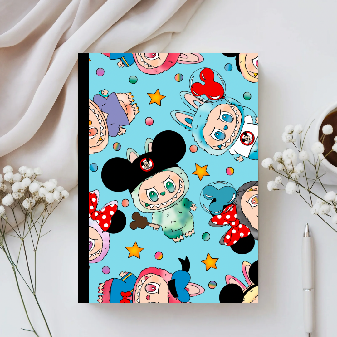 Theme Park Furry Custom Composition Notebook