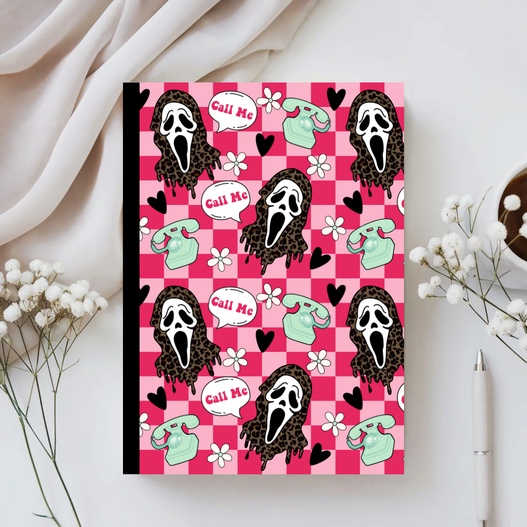 Scream Queen Custom Composition Notebook