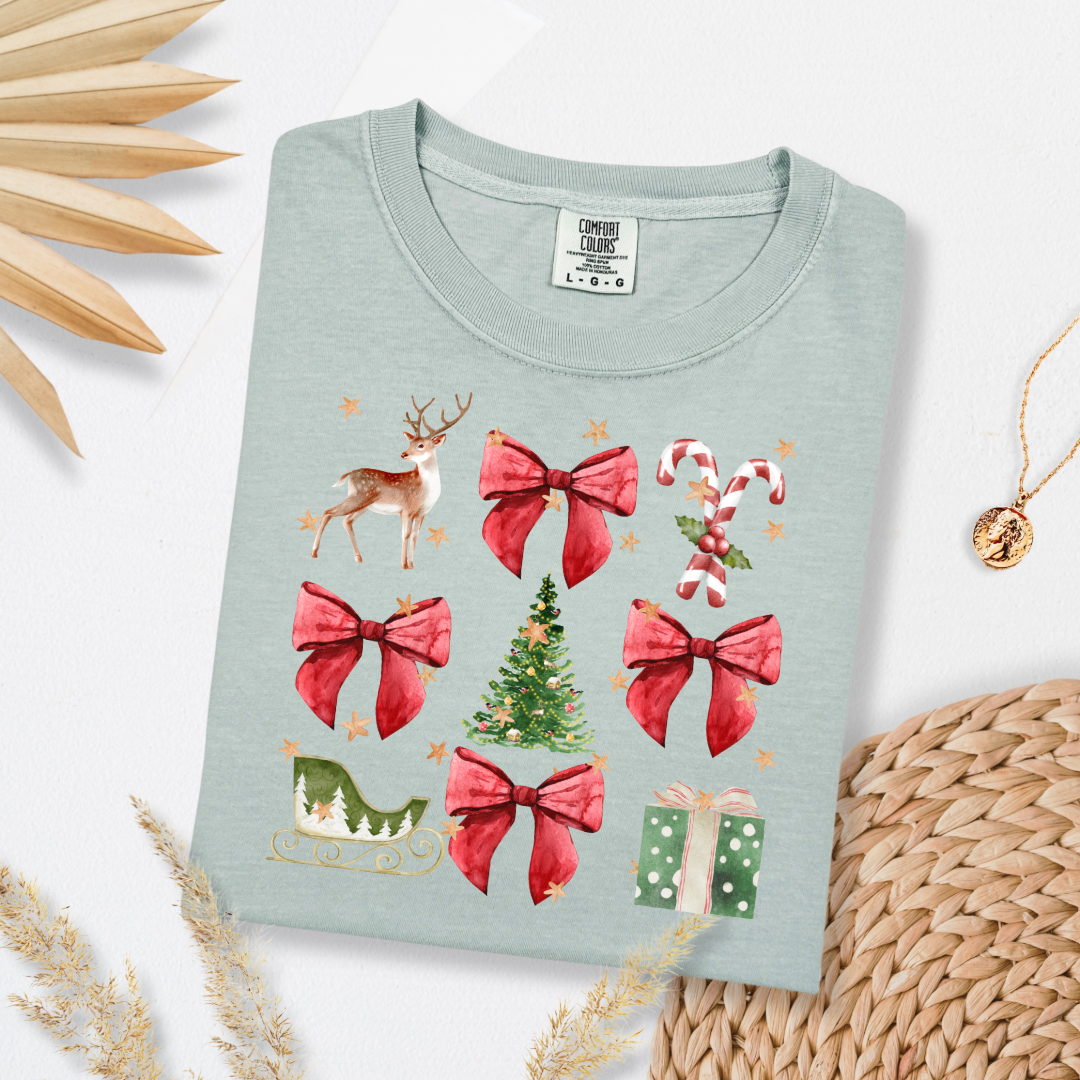 Coquette Christmas Graphic Tees
